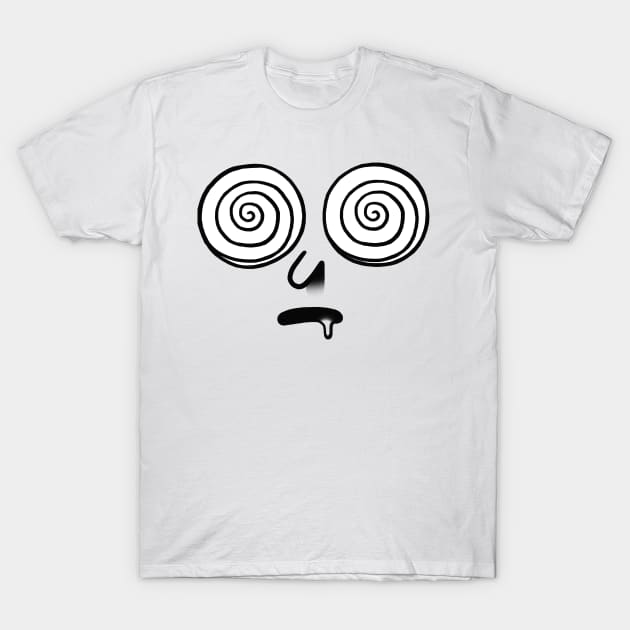 Hypnotic face T-Shirt by MartynasAu